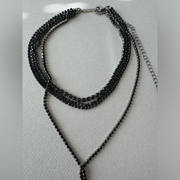 diamond necklace A727 - Picture 3 of 3